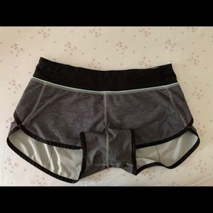 grey lululemon shorts